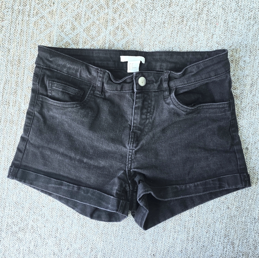 H&M Charcoal Jean Shorts for Women